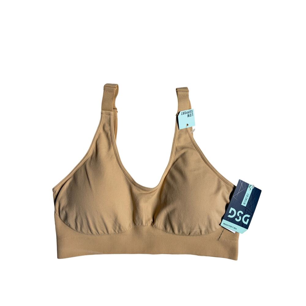 NWT DICK'S Sporting Goods Women's Reach For It Sports Bra (New Khaki) - Large